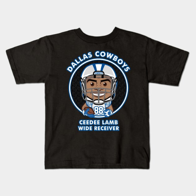 CeeDee Lamb Kids T-Shirt by Mudahan Muncul 2022